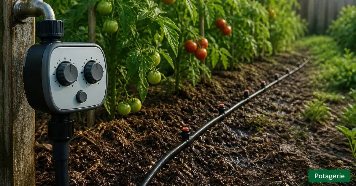 Programmateur d’arrosage : réglages précis au potager