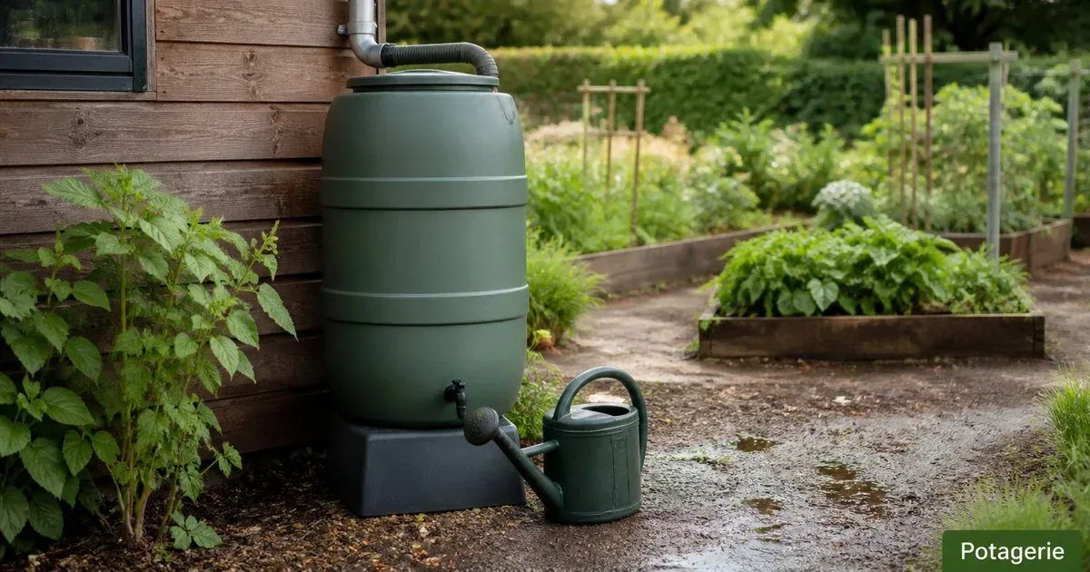 Récupérateur d’eau : quelle capacité pour votre potager