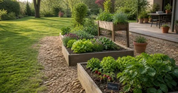 Carrés et bacs potagers